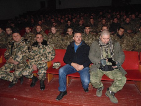 У першому ряду: Панасенко, Вольскій, Галака, Сохін. Навчальний центр "Десна"