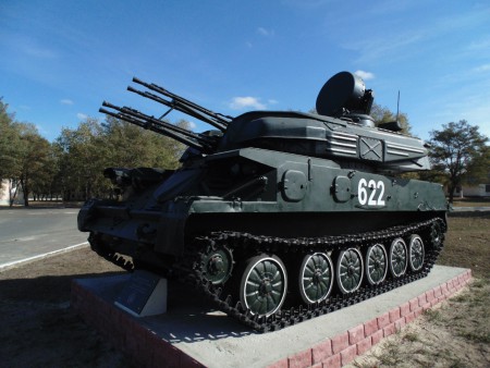 ЗСУ-23-4 "Шилка". На ній служив В. Сохін. Навчальний центр "Десна"